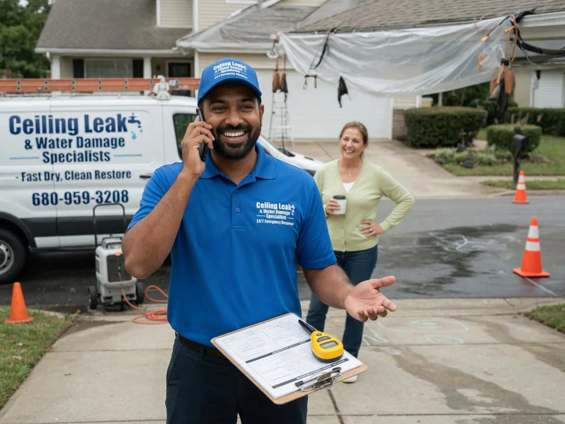 Ceiling Leak Cleanup Pierce, TX FAQs